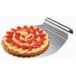 Подставка д/торта; сталь нерж.; D=30см 47094-30