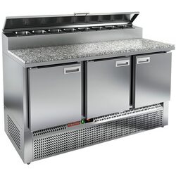 СТОЛ ДЛЯ ПИЦЦЫ HICOLD PZE2-111GN (1/6) КАМЕНЬ