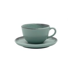 Пара чайная FLAT Shape PACIFICO (чашка 200мл и блюдце 14см) Oxford 136497, AO04-1C07