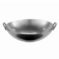 Сковорода "Wok" d45,5 h14см, две ручки, сталь 49605-46