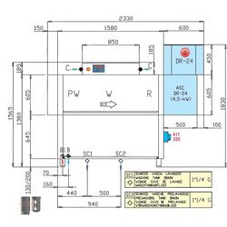 МАШИНА ПОСУДОМОЕЧНАЯ DIHR RX 164 E SX+DR24+DDE+XP