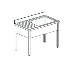 ВАННА КОТЛОМОЕЧНАЯ APACH CHEF LINE LP187-115LW