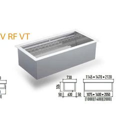 ПРИЛАВОК ХОЛОД. ENOFRIGO BASE PR V VT 1000 ВСТРАИВАЕМЫЙ