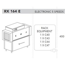 МАШИНА ПОСУДОМОЕЧНАЯ DIHR RX 164 E SX+DDE+XP