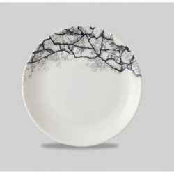 Тарелка мелкая 21,7см, без борта, цвет Kintsugi Quartz Black KAQBEVP81