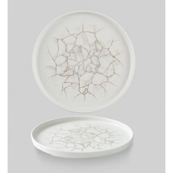Тарелка мелкая 21см, h2см с прямым бортом, Chefs Plate, цвет Agate Grey, KTAGWP211