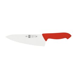 Нож поварской "Шеф" 20см с волнистой кромкой, красный HORECA PRIME 28400.HR60000.200