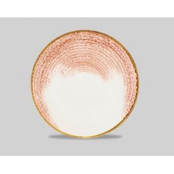 Тарелка мелкая 26см, без борта, цвет Coral, Studio Prints Homespun Accents HACLEV101