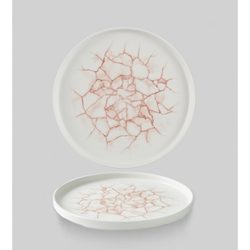 Тарелка мелкая 26см, h2см с прямым бортом, Chefs Plate, цвет Kintsugi Coral, KTAMWP261